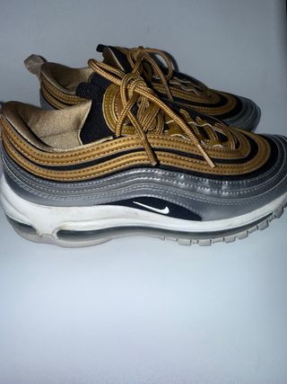 Nike Air Max 97 Negro y Dorado
