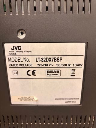 Televisor JVC 32 Plata