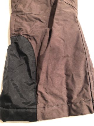 Pantalón técnico de esquí marrón y negro