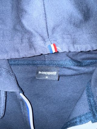 Felpa con zip Le Coq Sportif blu