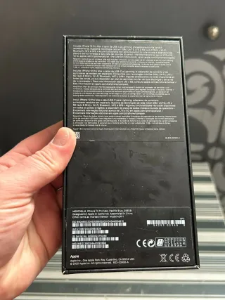 Caja vacía para iPhone 12 Pro Max Pacific Blue 256