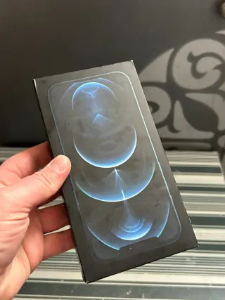 Caja vacía para iPhone 12 Pro Max Pacific Blue 256