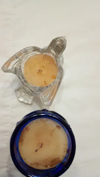 Lote 2 portavelas Avon vintage años 80