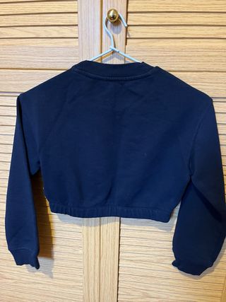 Jersey corto niña Tommy Hilfiger azul. Talla 8
