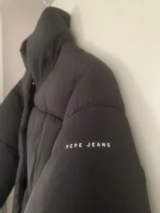 Plumas largo mujer cuello alto impermeable