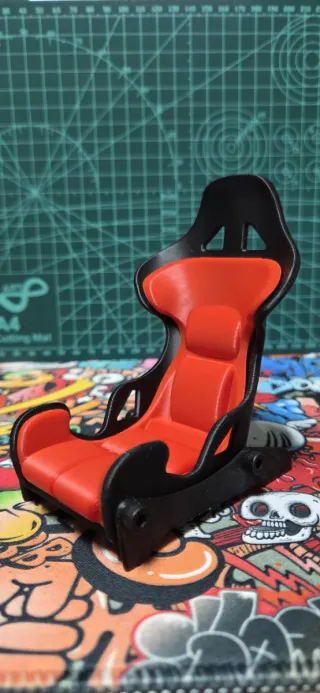 Portamóvil Baquet Recaro - 3D