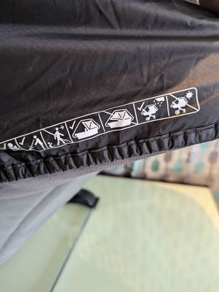 BURBUJA DE LLUVIA BUGABOO DE ALTA CALIDAD NEGRO