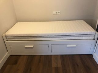 Cama nido IKEA con cajones blanca