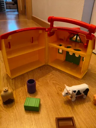 Granja Playmobil 123. Caja incluída