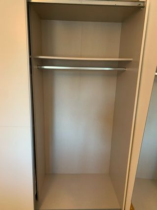 Armario blanco puertas correderas