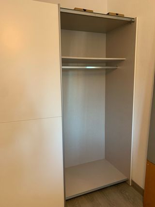 Armario blanco puertas correderas