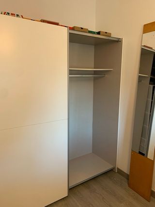 Armario blanco puertas correderas