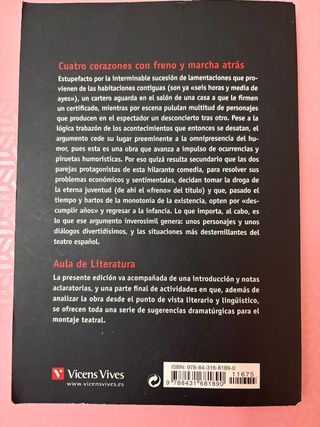 CUATRO CORAZONES CON FRENO Y MARCHA ATRAS