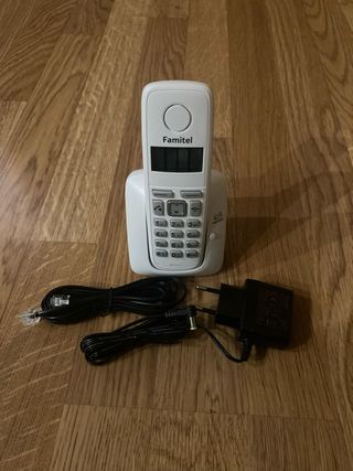 Teléfono fijo Famitel blanco