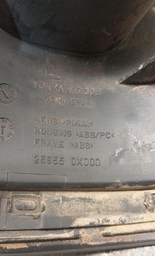 Piloto nissan 268550x000 26855 0x000 terrano 45258