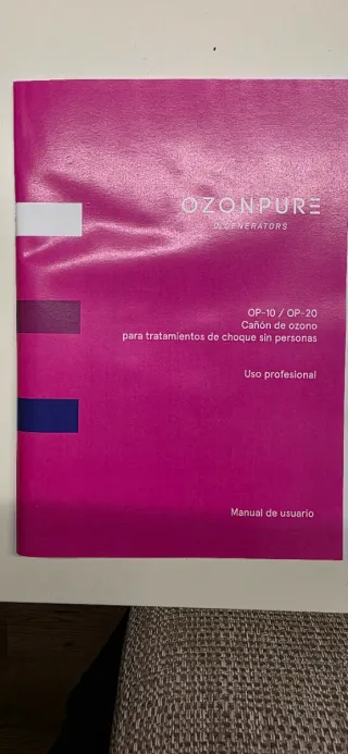 Máquina de ozono profesional