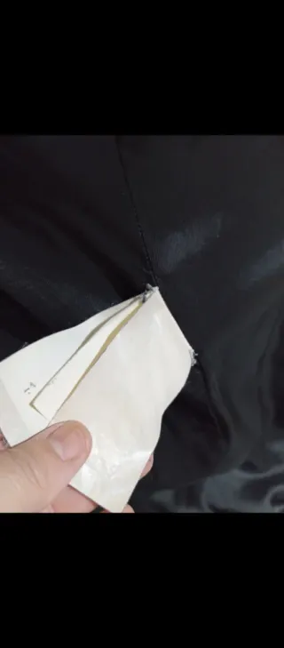 Abrigo mujer negro Zara Classic