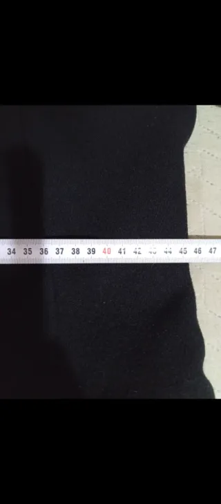 Abrigo mujer negro Zara Classic