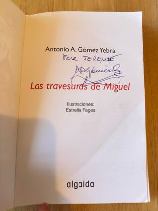 Libro Las travesuras de Miguel