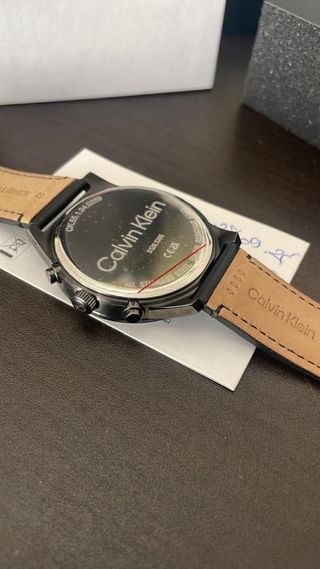 Reloj Calvin Klein Negro y Plateado