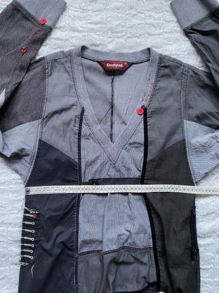 Mini abito/maxi maglia patchwork Desigual