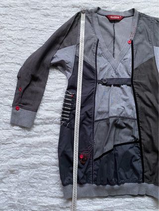 Mini abito/maxi maglia patchwork Desigual