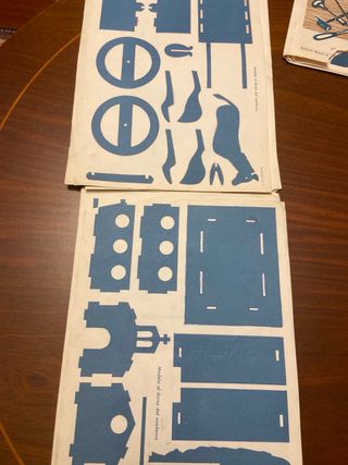 Cuadernos de marqueteria antiguos