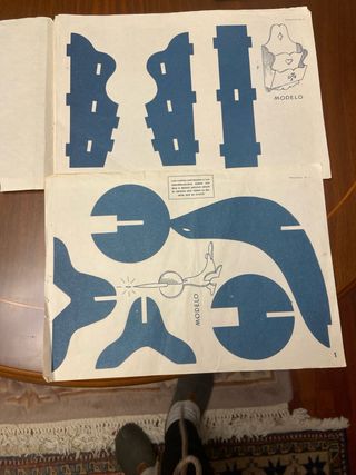 Cuadernos de marqueteria antiguos