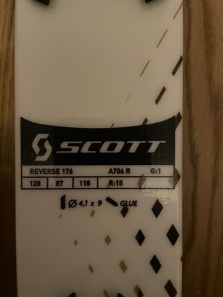 Esquís Scott Reverse Freestyle 176 cm
