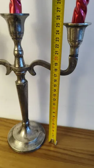 Candelabro de hierro 3 velas