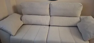 Sofá 3 plazas beige extraíble
