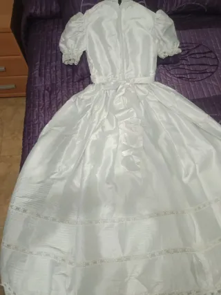 Vestido de niña de comunión blanco