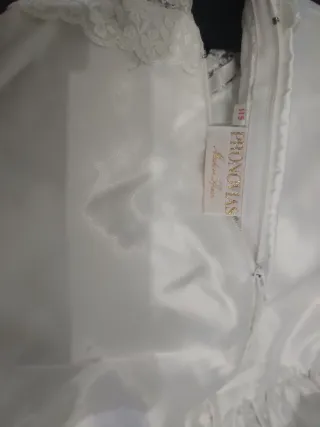 Vestido de niña de comunión blanco