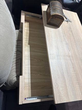 Mesa elevable madera y metal