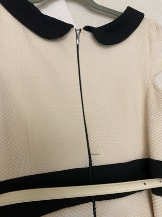 Vestido Paper Dolls Beige y Negro