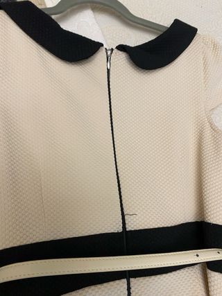 Vestido Paper Dolls Beige y Negro