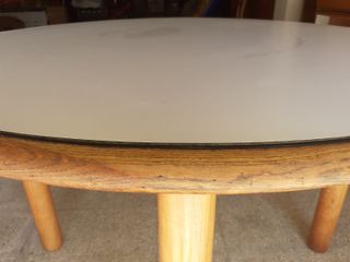 tavolo rotondo in formica 118 cm