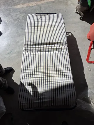 Cama Plegable Metálica y Madera