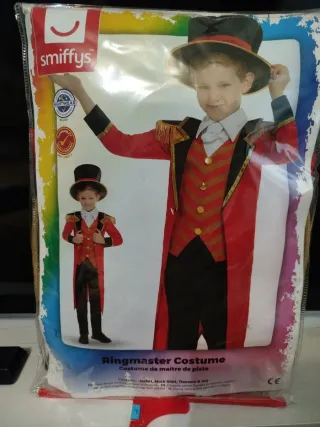 Disfraz Maestro Ceremonias Niño Smiffys,talla L