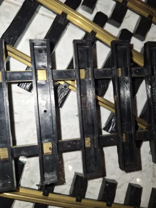 Lote 10 vías rectas Lehmann LGB compatible Playmob