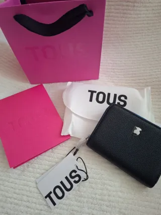 Monedero Tous Negro Mediano