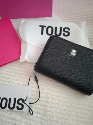 Monedero Tous Negro Mediano