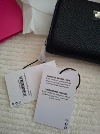 Monedero Tous Negro Mediano