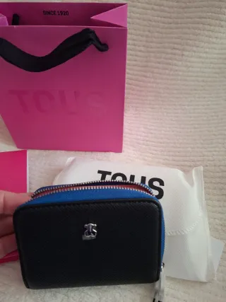 Monedero Tous Negro Mediano