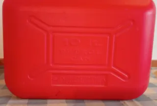 2 Garrafas de Gasolina Jerricán 5L Rojas