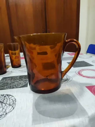 Jarra Duralex ámbar