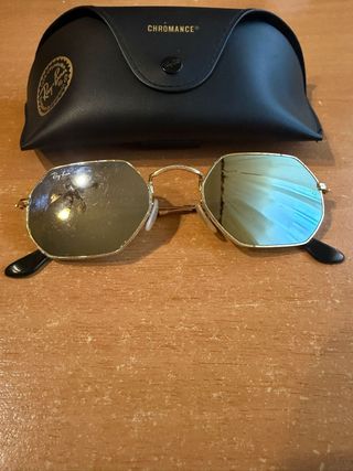 Gafas Ray-Ban Octagonales Doradas