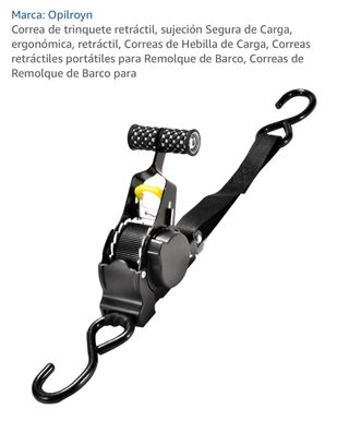 Correas de trinquete con ganchos