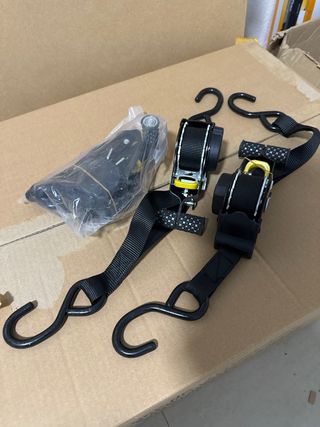 Correas de trinquete con ganchos