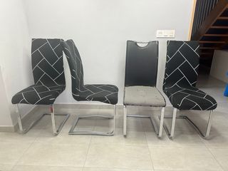 Juego de 4 Sillas Diseño Moderno